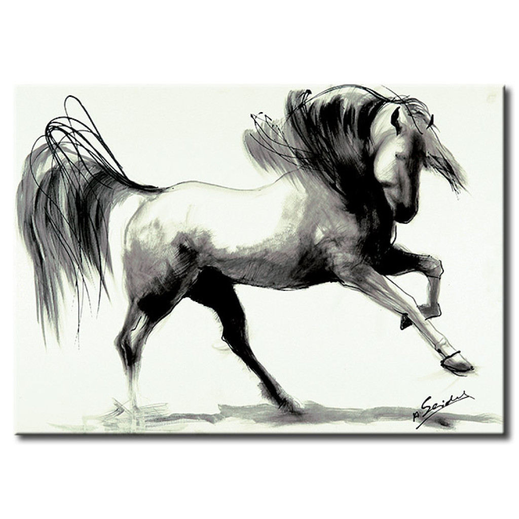 Schilderij  Paarden: Gallop I