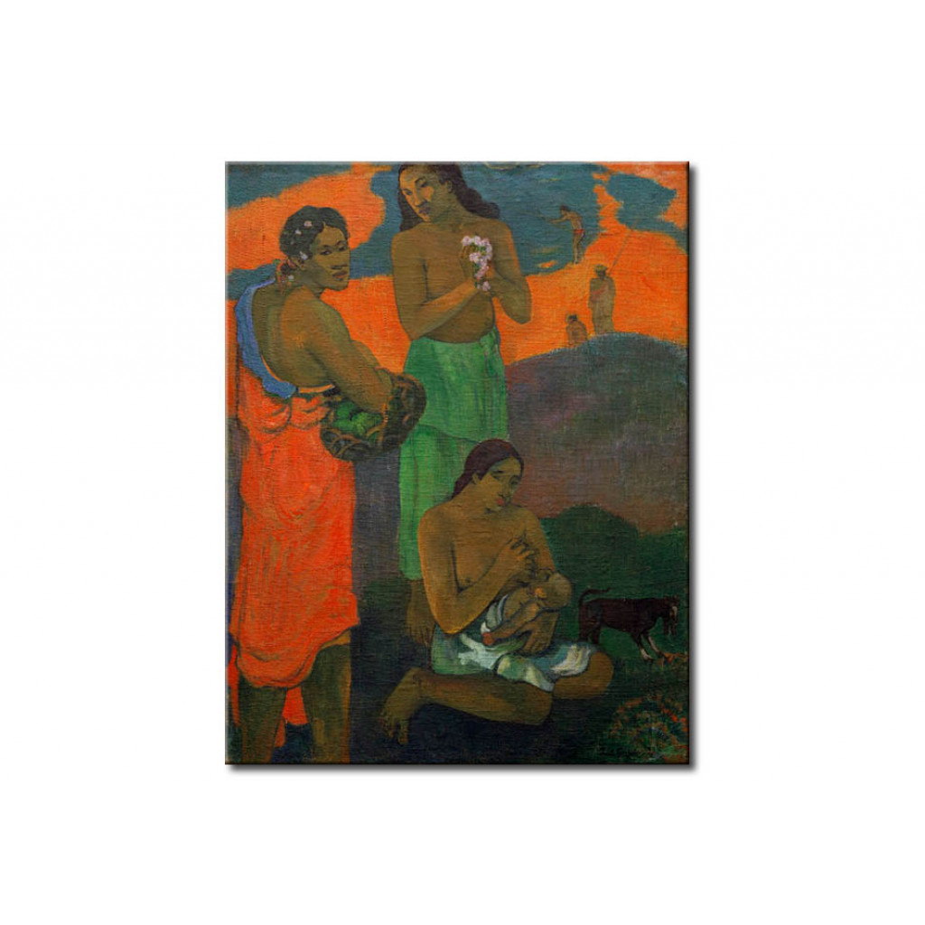 Schilderij  Paul Gauguin: Maternité