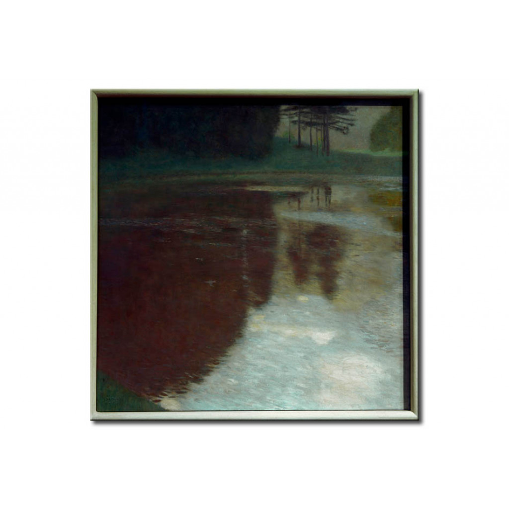 Schilderij  Gustav Klimt: Morgen Am Teiche