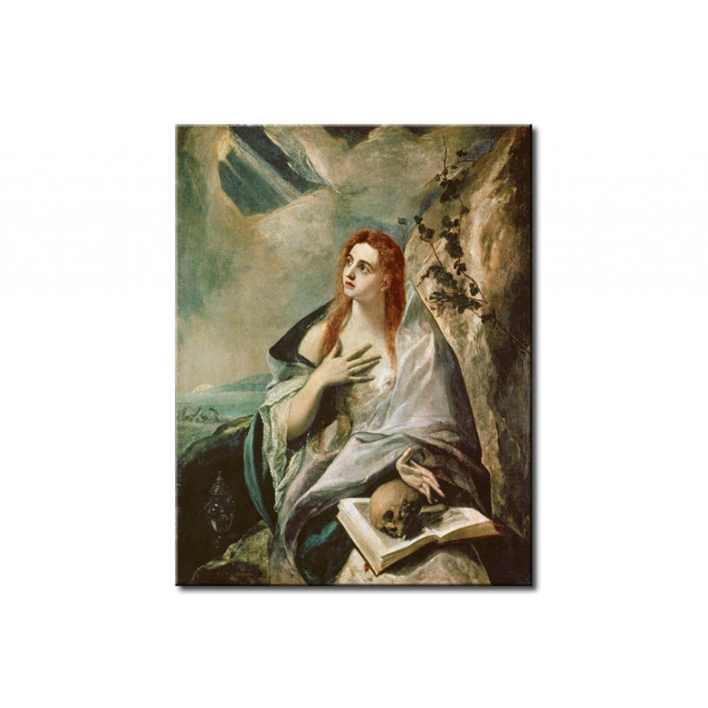 Reprodução Da Pintura Famosa Magdalene Doing Penance