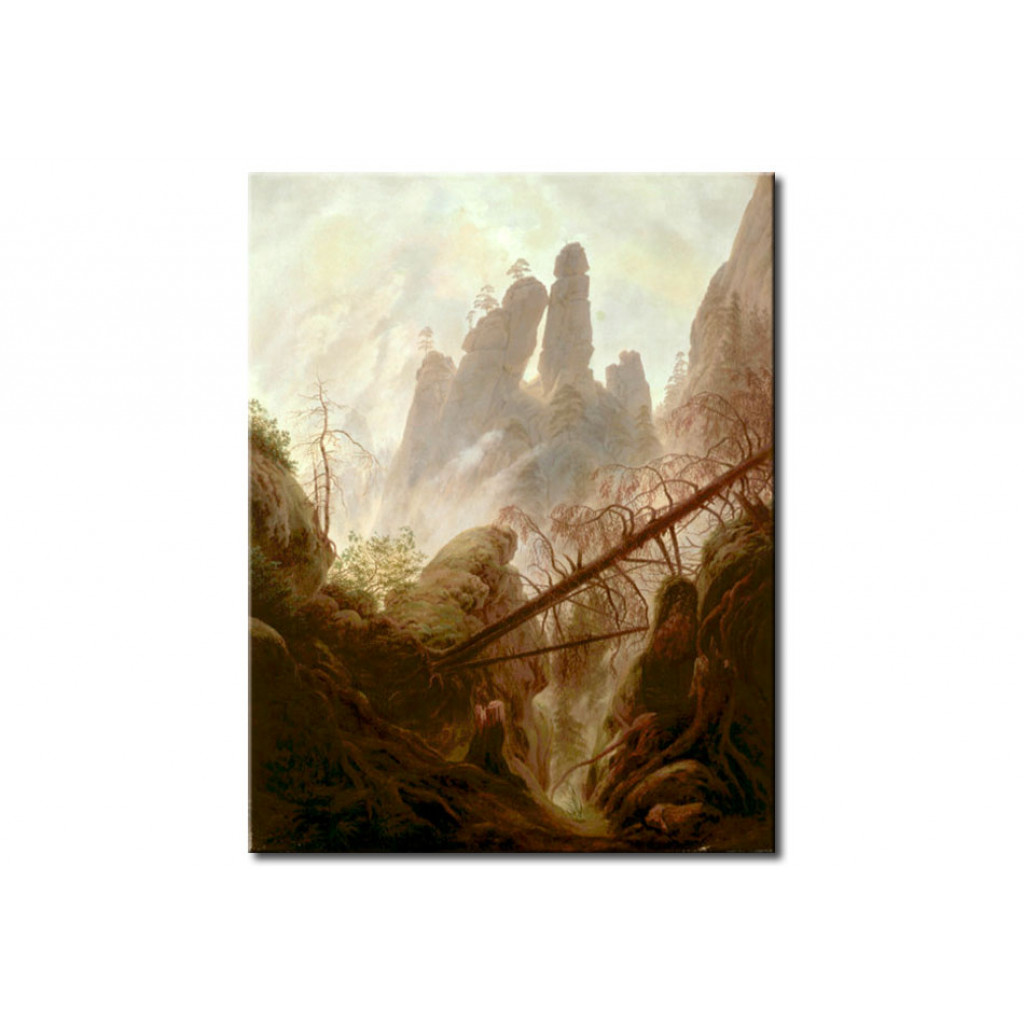 Schilderij  Caspar David Friedrich: Gorge
