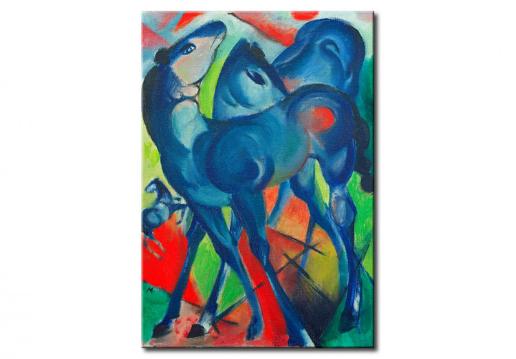 Kunstdruck Die blauen Fohlen 54302