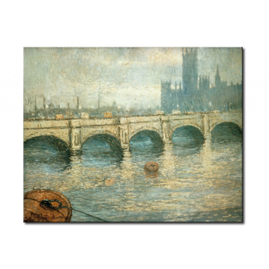 Schilderij  Claude Monet: Pont Sur La Tamise