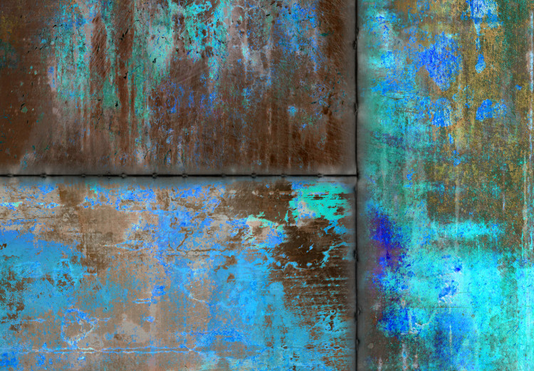 Leinwandbild Metal Mosaic: Blue 97502 additionalImage 4
