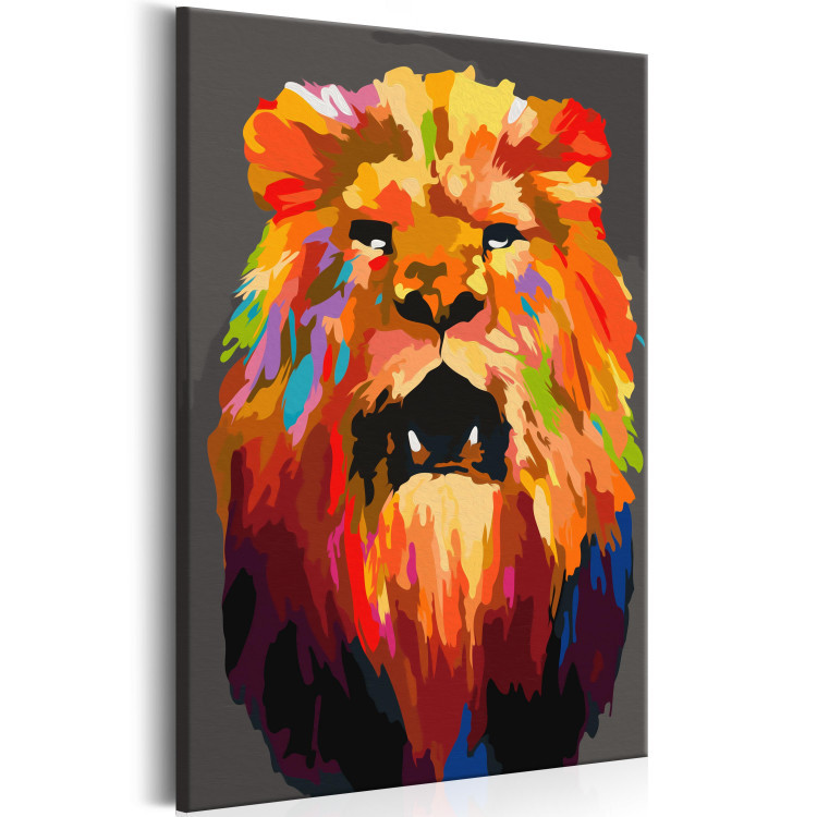 Paint by number Colourful Lion (Large) 107112 additionalImage 4