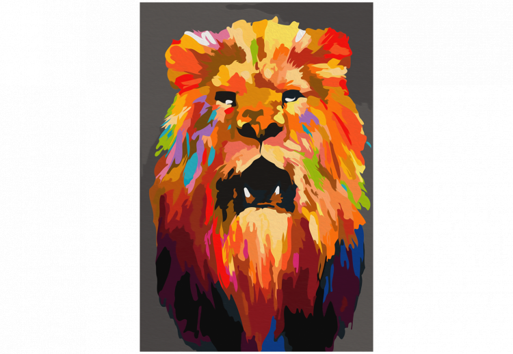 Paint by number Colourful Lion (Large) 107112 additionalImage 5