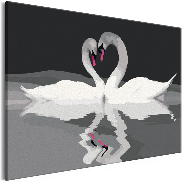 Paint by Number Kit Pair of Swans 107512 additionalImage 5