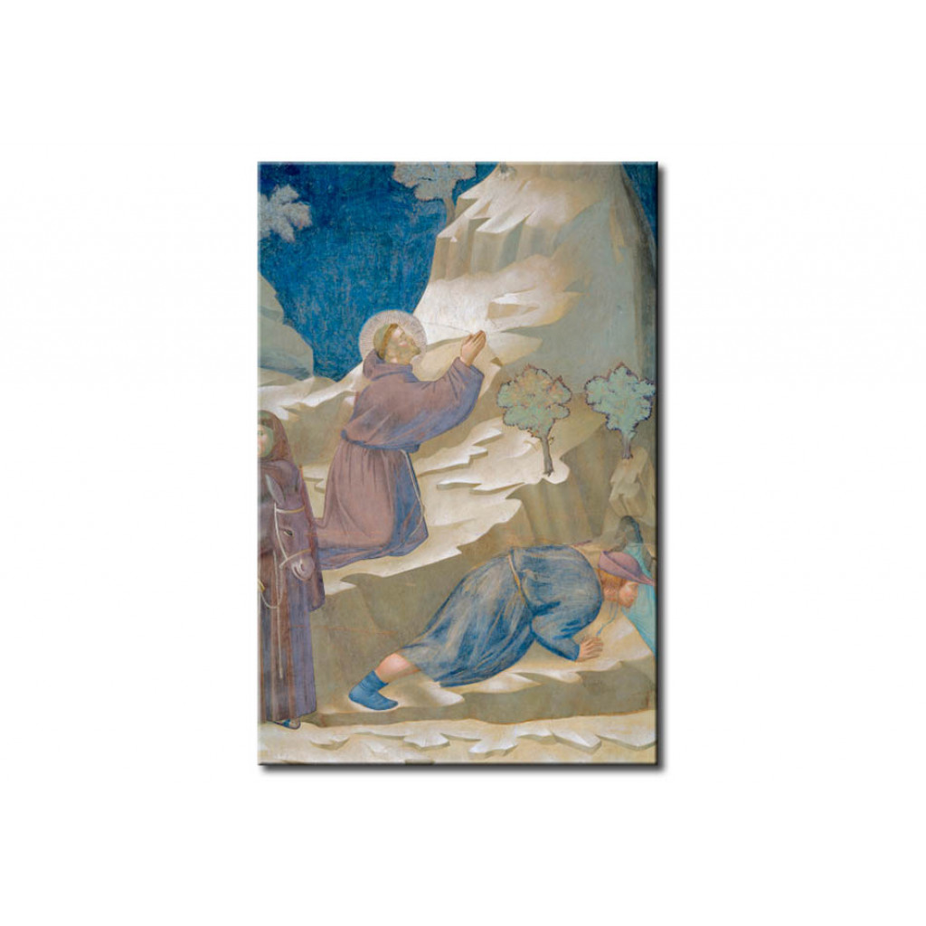 Schilderij  Giotto Di Bondone: The Miracle Of The Spring