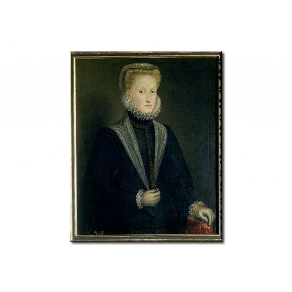Schilderij  Sofonisba Anguissola: Anne Of Austria, Queen Of Spain