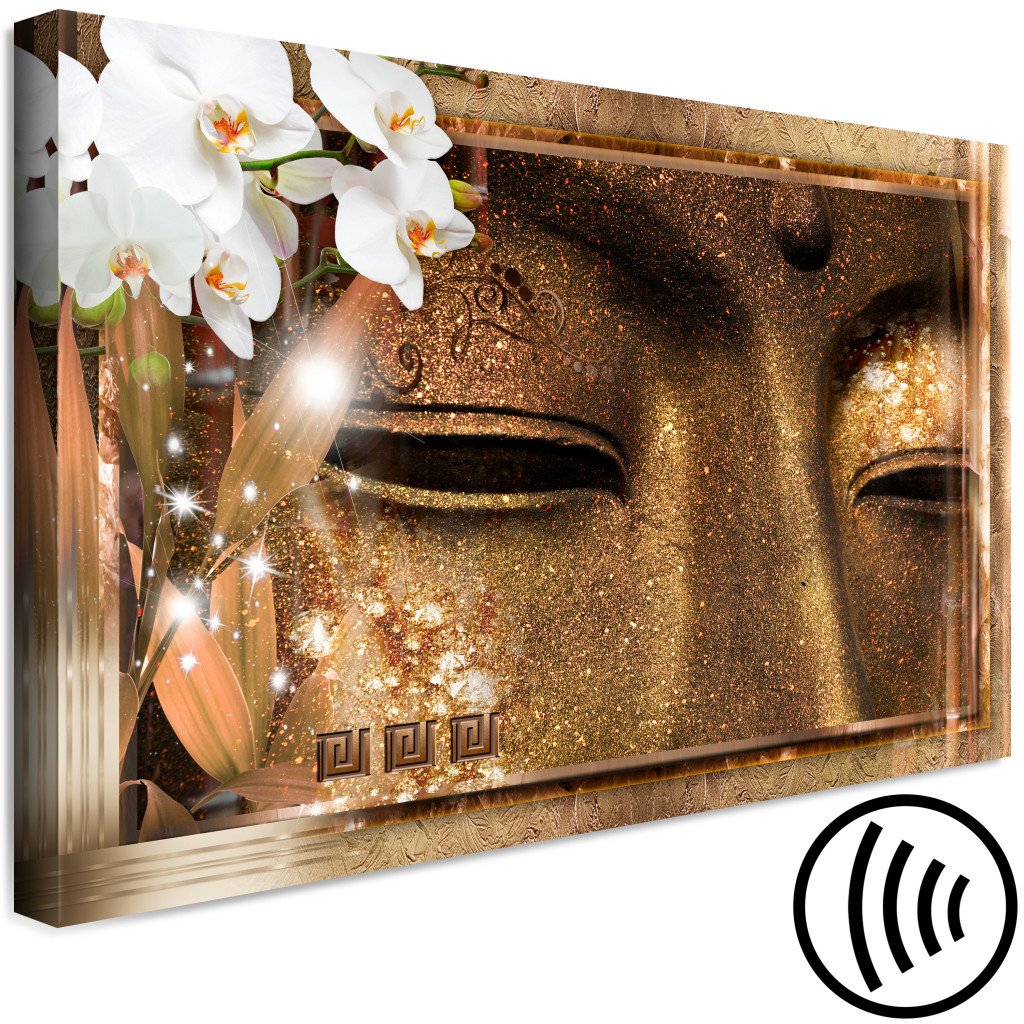 Schilderij  Zen: Buddha's Eyes (1 Part) Wide