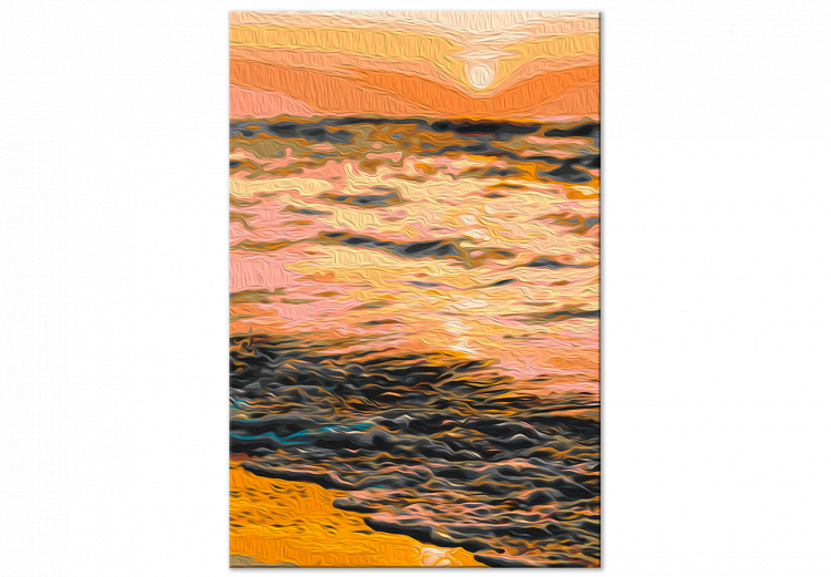 Paint by number Sweet Evening - Orange Calm Sea at Sunset 145212 additionalImage 7