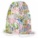 Backpack Spring and hummingbirds - ornamental floral pattern with exotic birds 147412