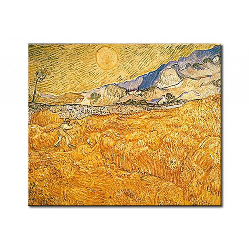 Schilderij  Vincent Van Gogh: The Harvester