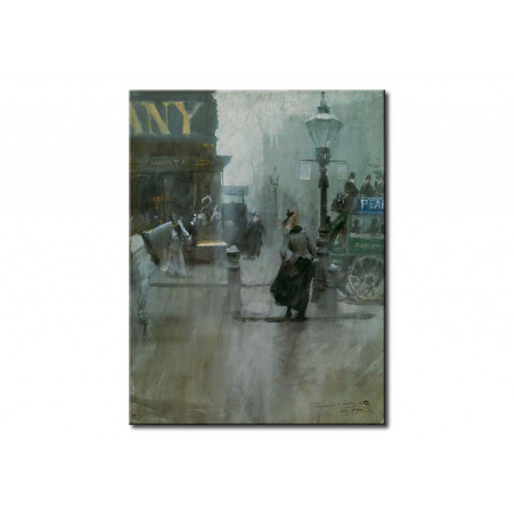 Schilderij  Anders Zorn: Impressions De Londres