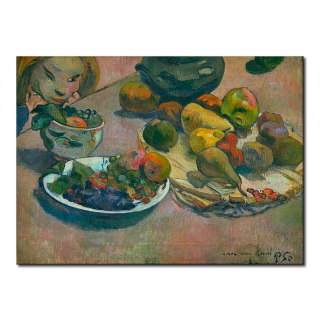 Schilderij  Paul Gauguin: Nature Morte Aux Fruits