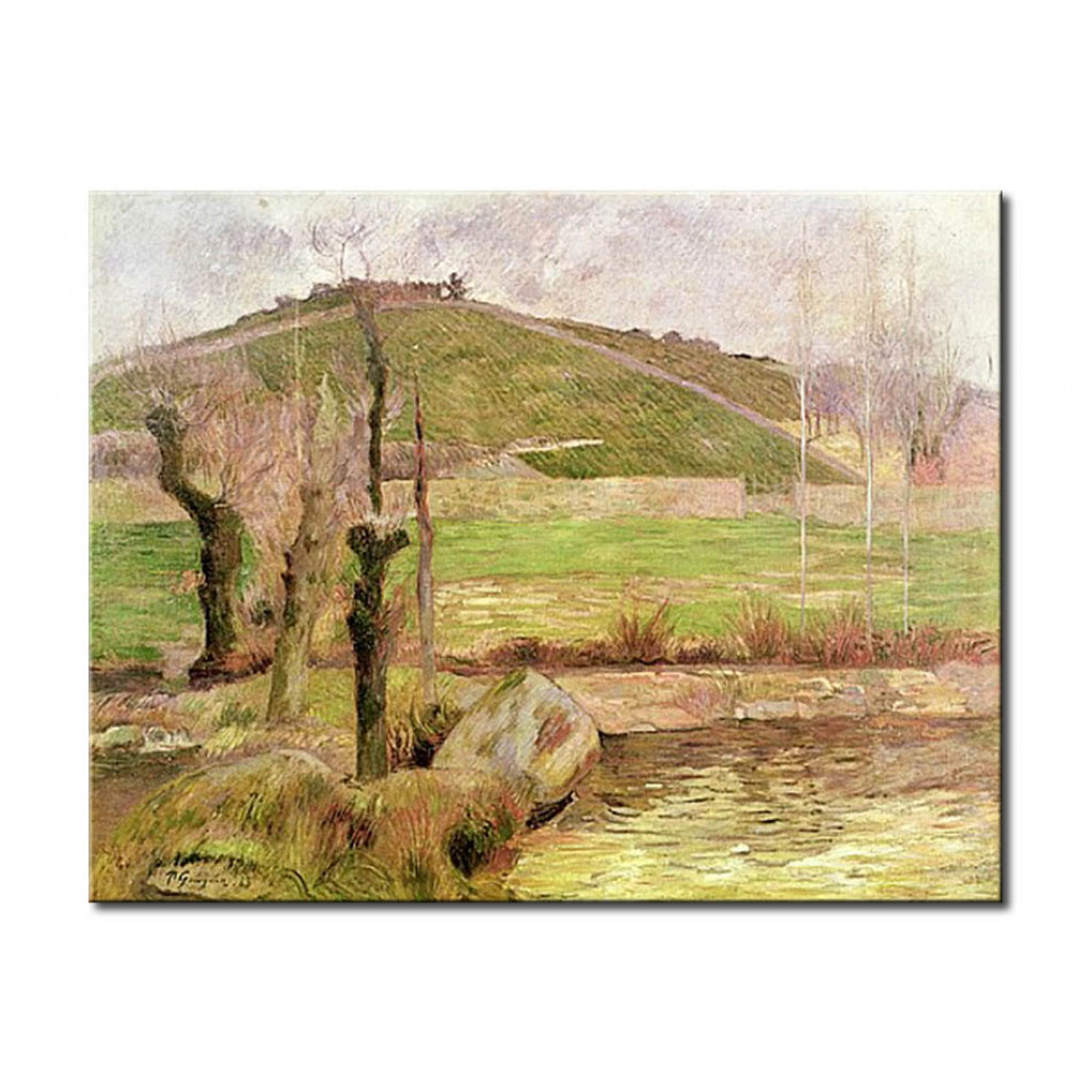 Schilderij  Paul Gauguin: Landscape Near Pont-Aven