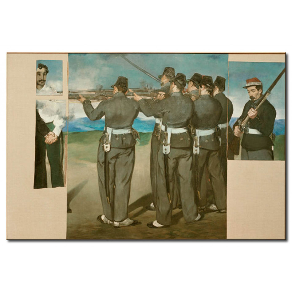 Schilderij  Edouard Manet: The Execution Of Emperor Maximilian Of Mexico