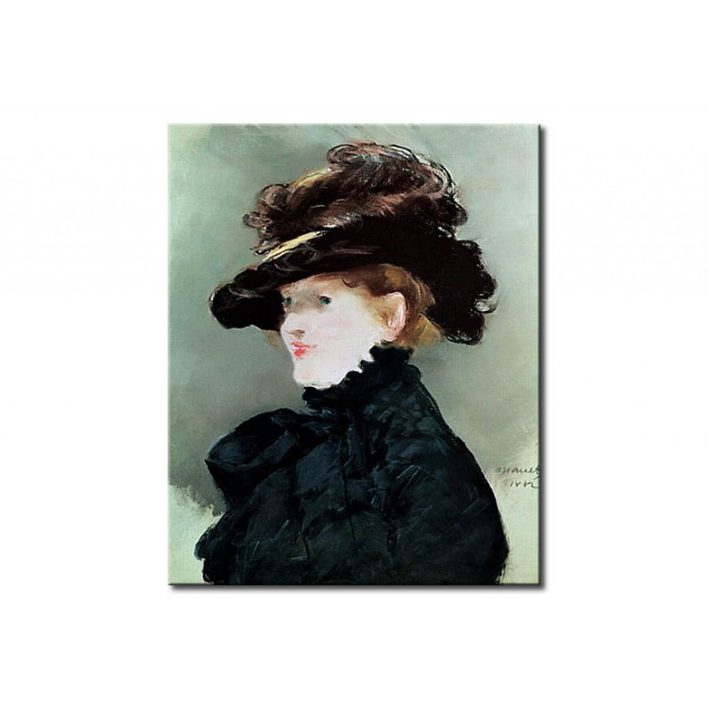 Schilderij  Edouard Manet: Portrait Of Mery Laurent