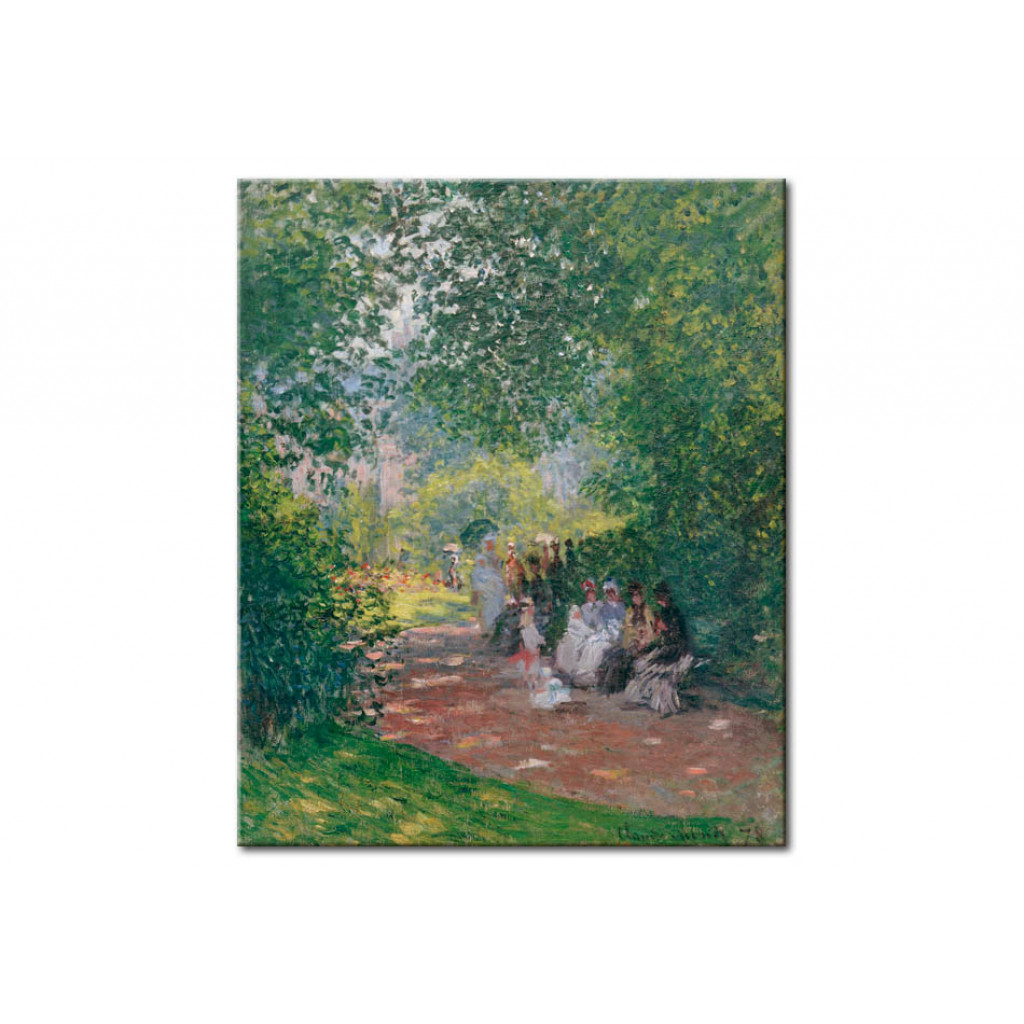 Schilderij  Claude Monet: Au Parc Monceau