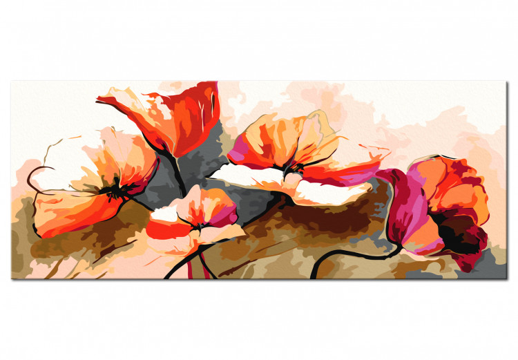 Paint by number Flowers - Delicate Poppies 107122 additionalImage 7