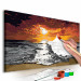 Wandbild zum Malen nach Zahlen Meer (Himmel in Flammen) 107322 additionalThumb 3