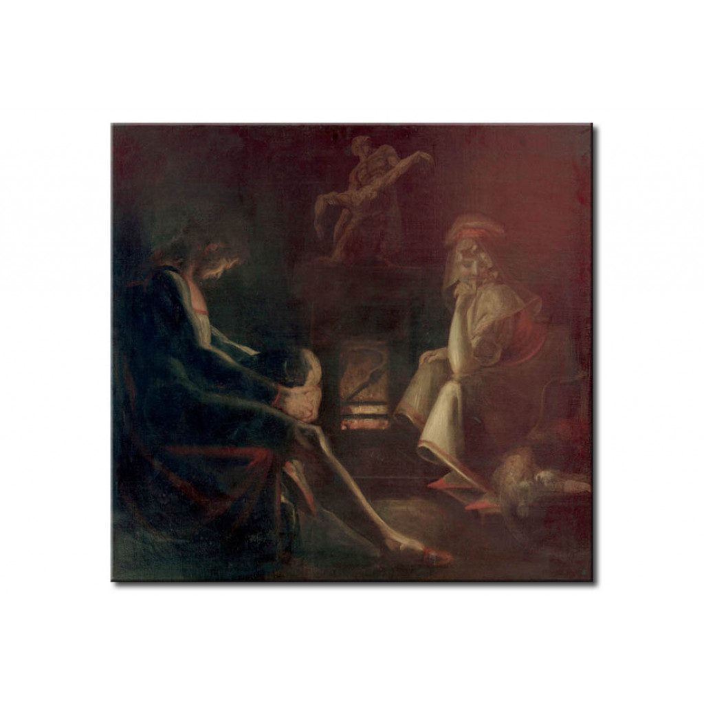 Schilderij  Johann Heinrich Füssli: The Silence: A Mother With Her Children