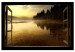 Canvas Art Print Sunset on the Lake (1 Part) Wide 125022