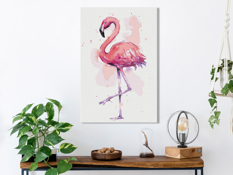 Malen nach Zahlen-Bild für Erwachsene Friendly Flamingo 132122 additionalImage 2