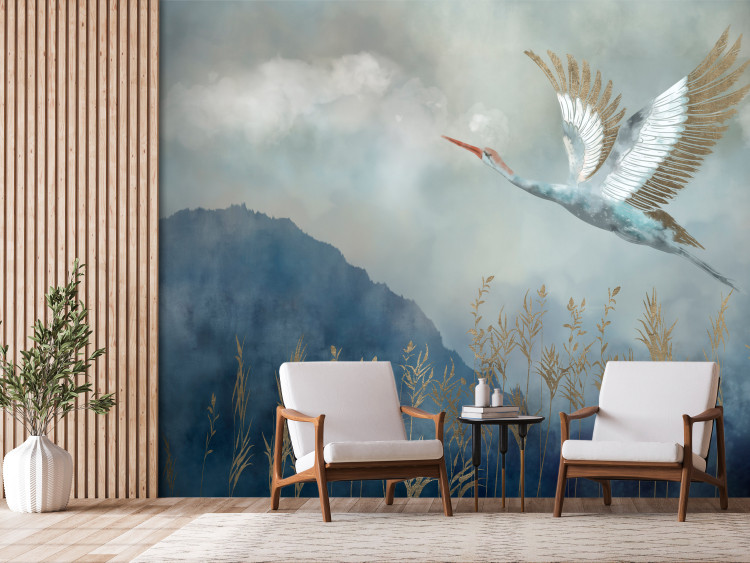 Wall Mural Heron in Flight 136022