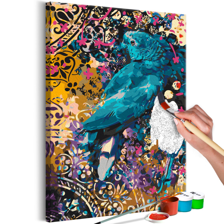 Paint by number Blue Arabesque Parrot 138422 additionalImage 5