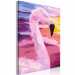 Paint by number Candy Flamingo - Pink Bird on a Colorful Expressive Background 144622 additionalThumb 4