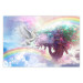 Affischer Unicorn and Magic Tree - Fantasy and Rainbow Land in the Clouds 148822
