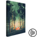 Canvas Camping in the Forest - Night Sky With Constellations Among the Trees 149822 additionalThumb 6
