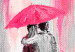 Acrylic Print Umbrella in Love - Pink [Glass] 150622 additionalThumb 4