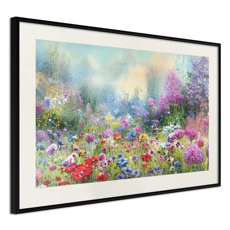 Poster Colorful Meadow - Monet-Style Composition Generated by AI 151122 additionalImage 7