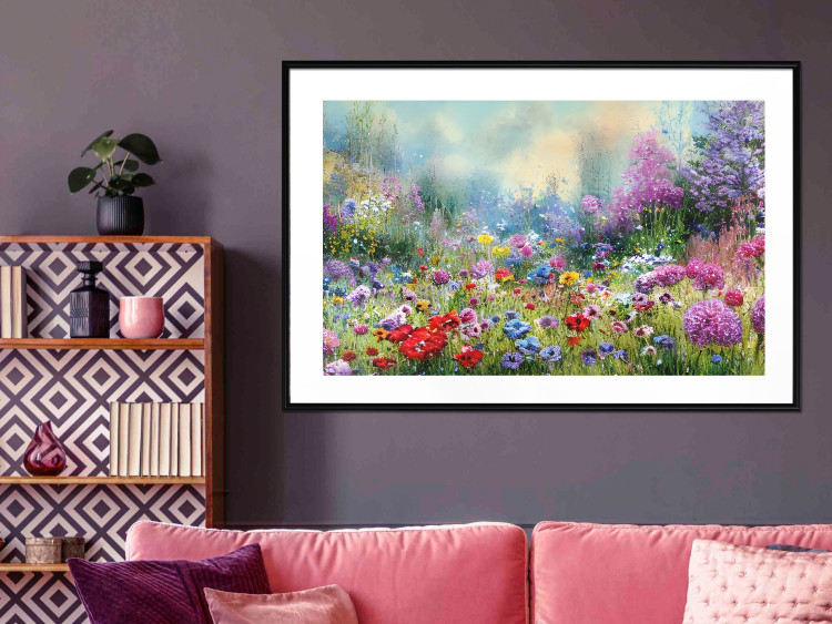 Poster Colorful Meadow - Monet-Style Composition Generated by AI 151122 additionalImage 15