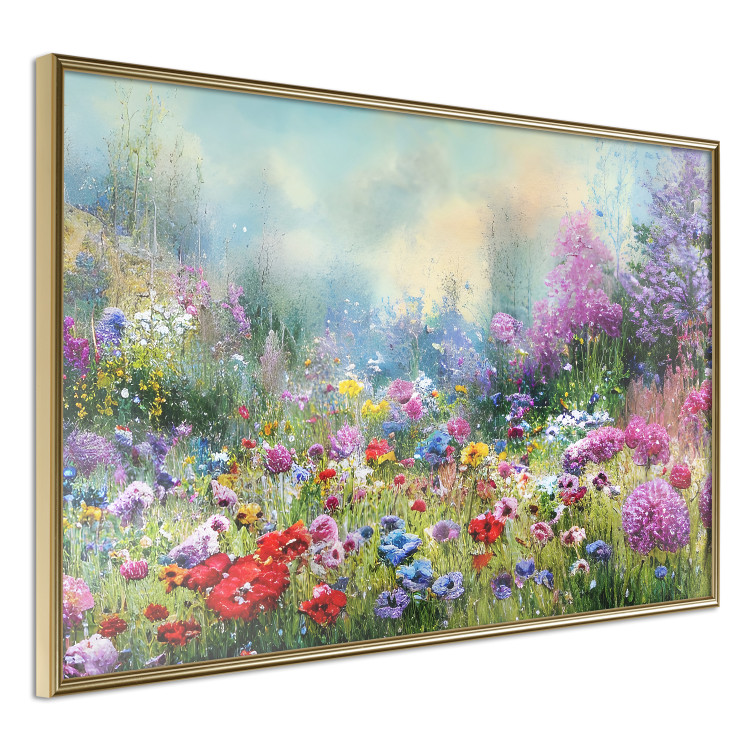 Poster Colorful Meadow - Monet-Style Composition Generated by AI 151122 additionalImage 12