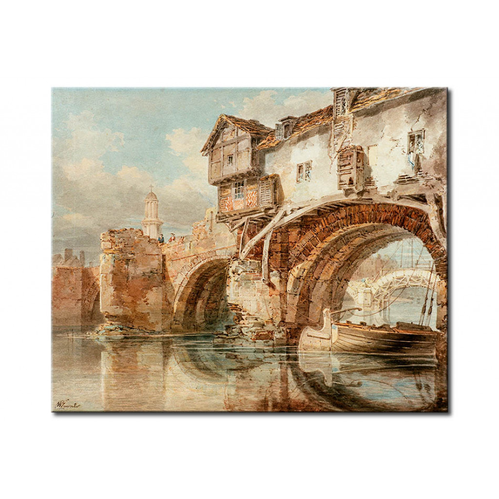 Reprodukcja Obrazu Old Welsh Bridge Shrewsbury