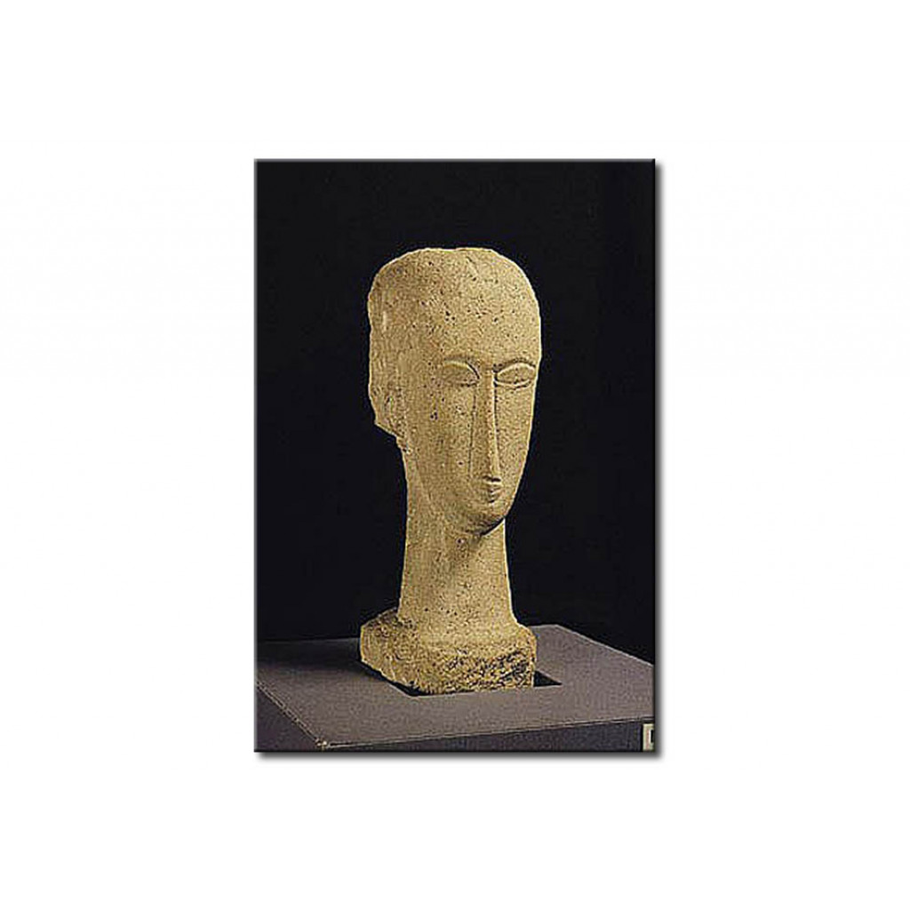 Schilderij  Amedeo Modigliani: Head