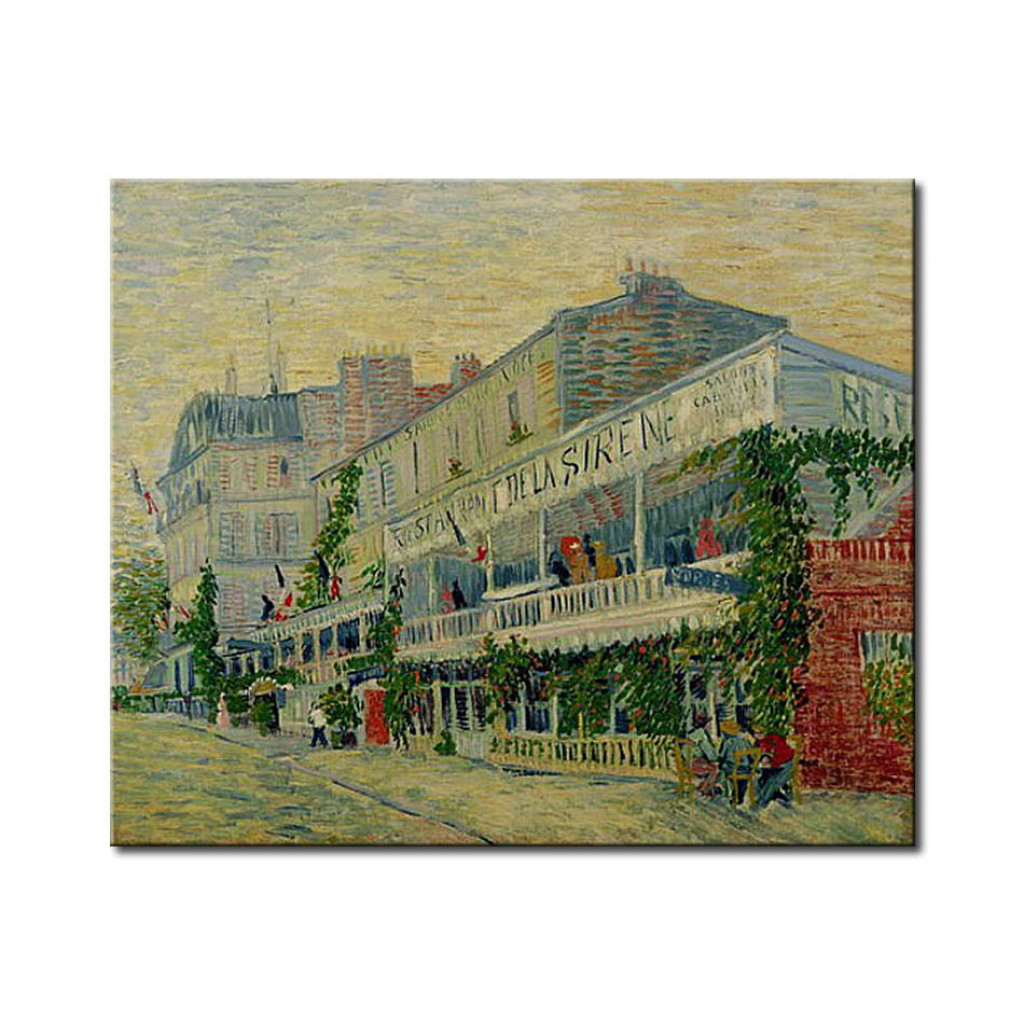 Schilderij  Vincent Van Gogh: Restaurant De La Sirene At Asnieres