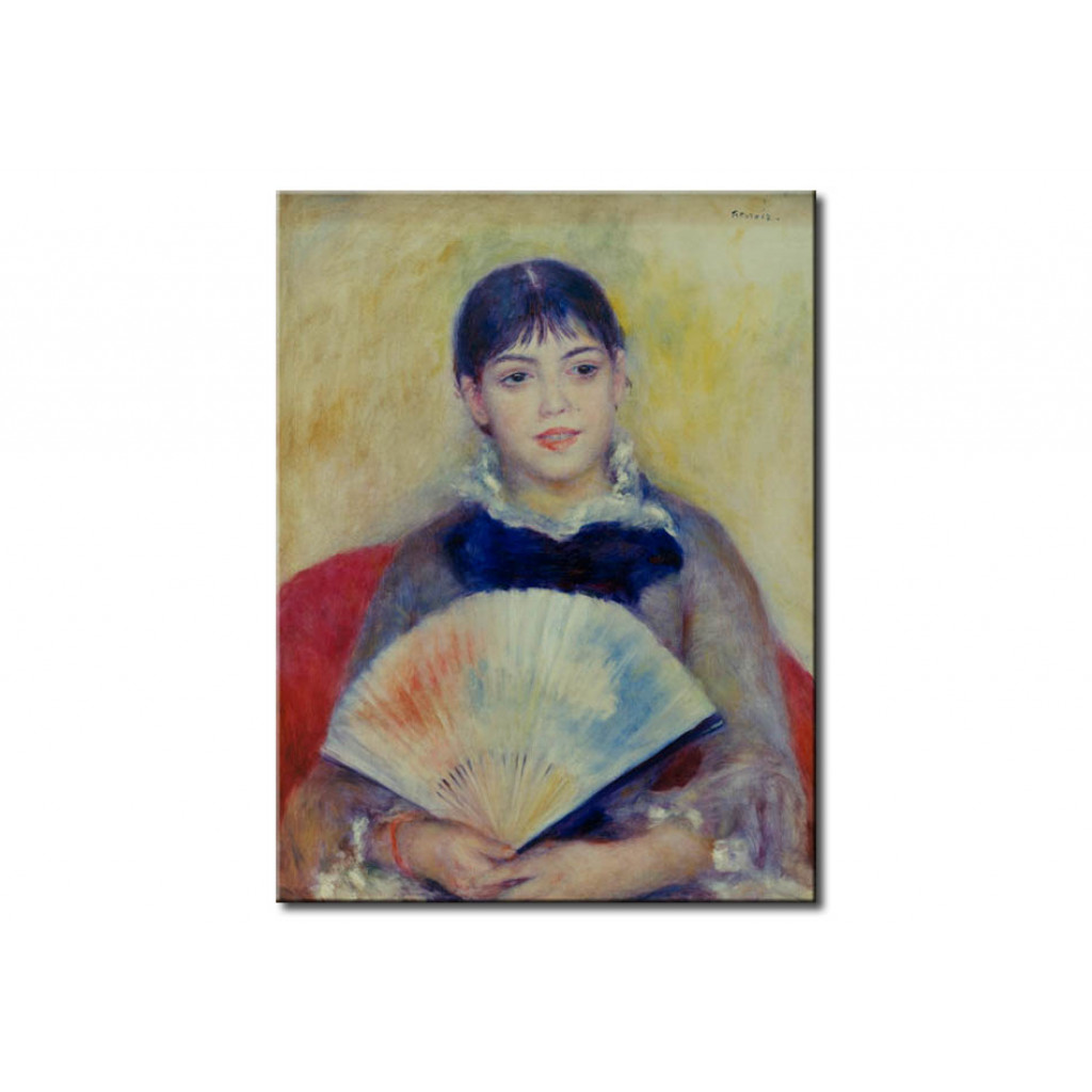 Schilderij  Pierre-Auguste Renoir: La Femme A L'eventail
