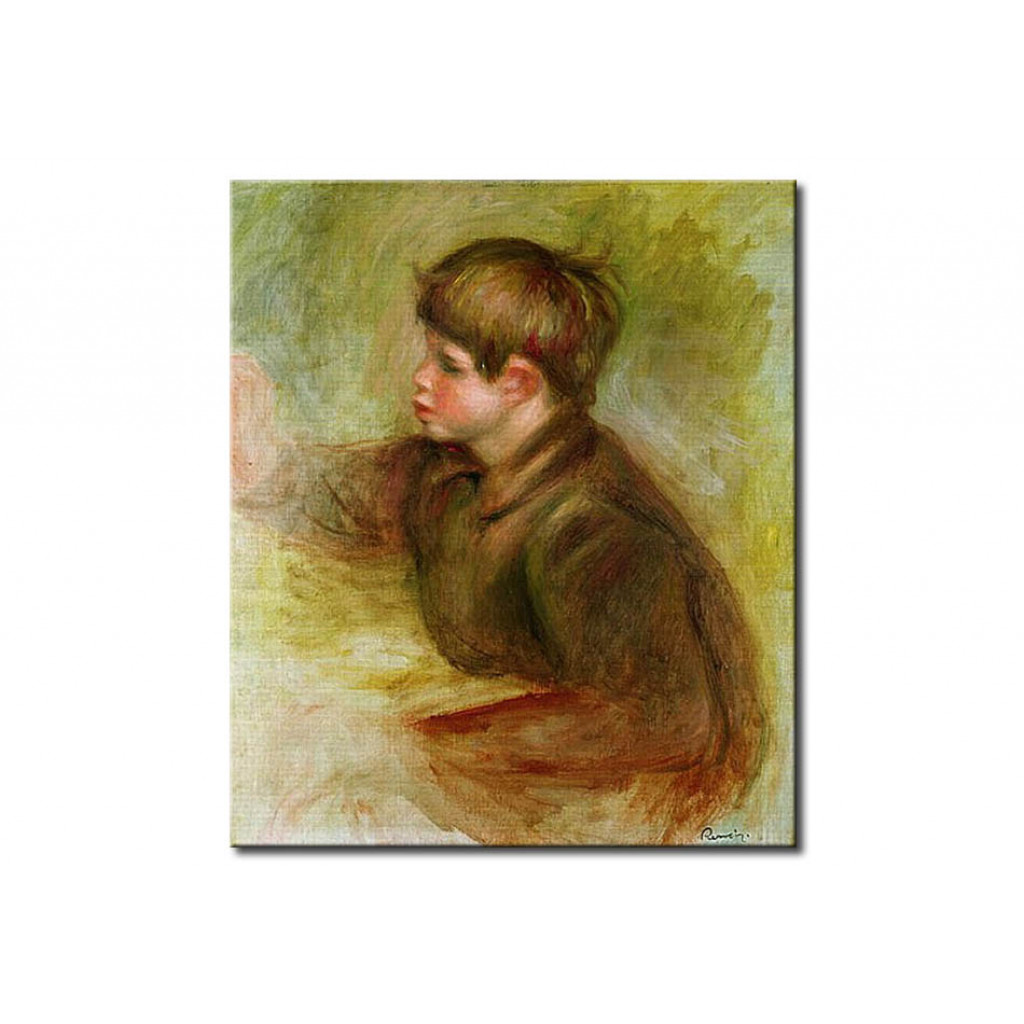 Schilderij  Pierre-Auguste Renoir: Portrait Of Coco Painting