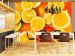 Wall Mural Summer Refreshment - Orange Composition with Citrus Fruits 59822