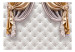 Fotomural Cortina de Luxo - fundo com textura de pele branca com efeito acolchoado 88922 additionalThumb 1