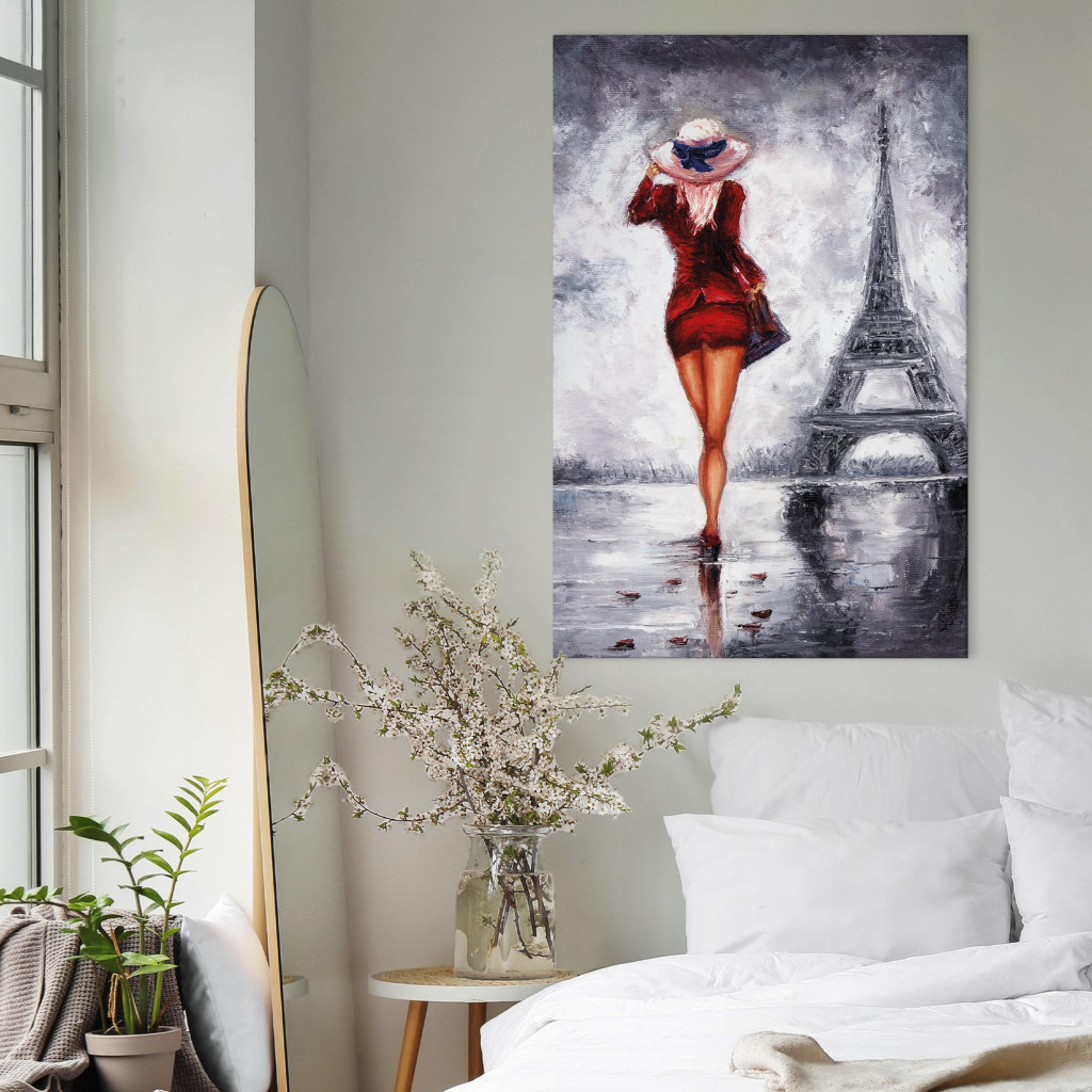Schilderij  Vrouwen: Lady In Paris