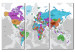 Ozdobna tablica korkowa Wyspa kolorów [Mapa korkowa] 92122 additionalThumb 2