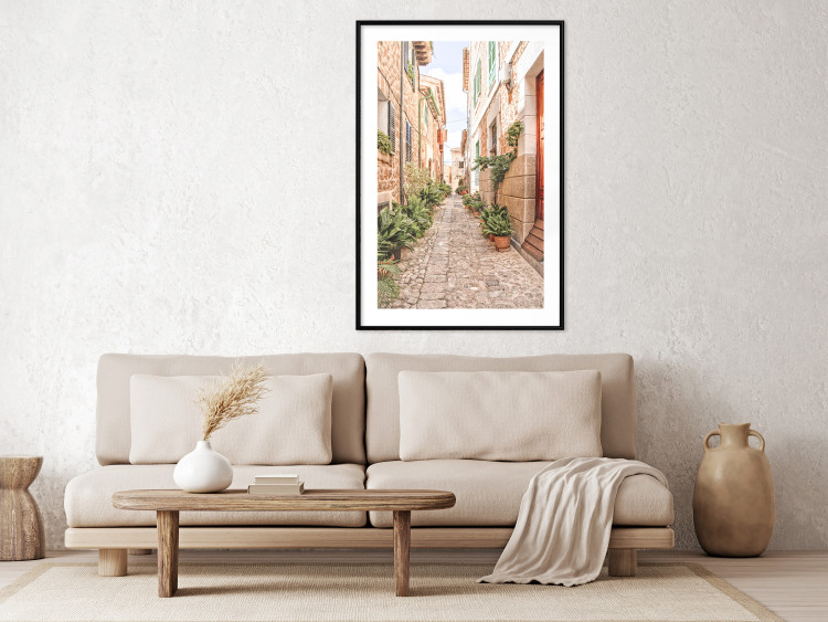 Poster Quiet Street - View of Historic Buildings and Vegetation 145232 additionalImage 14