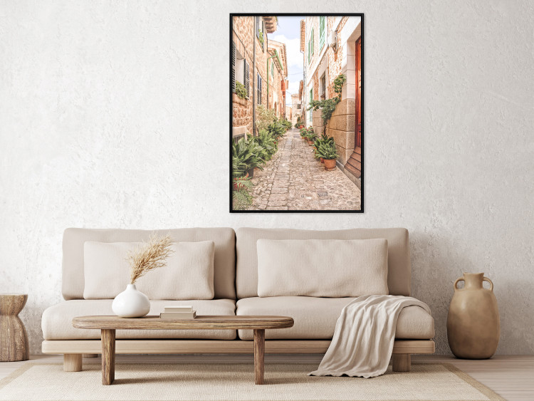 Poster Quiet Street - View of Historic Buildings and Vegetation 145232 additionalImage 19