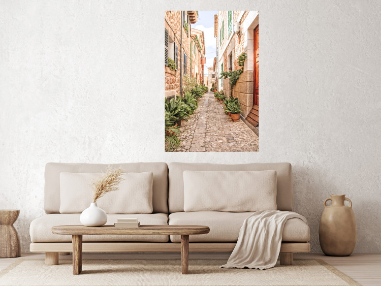 Poster Quiet Street - View of Historic Buildings and Vegetation 145232 additionalImage 12