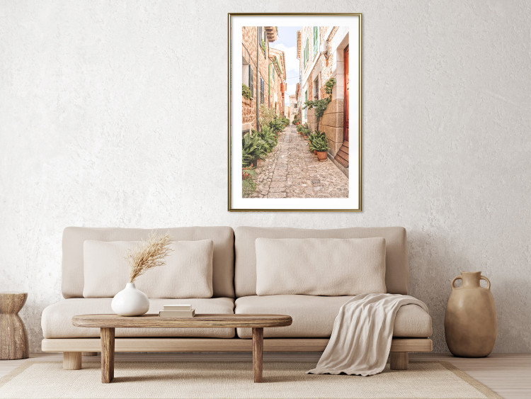 Poster Quiet Street - View of Historic Buildings and Vegetation 145232 additionalImage 18